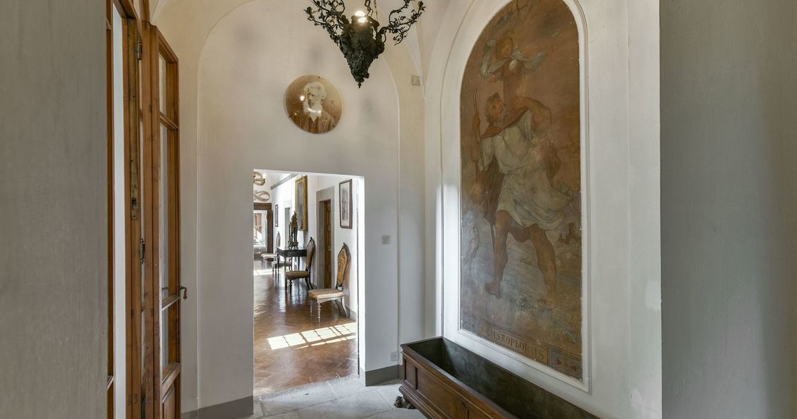 Living areas of the villa